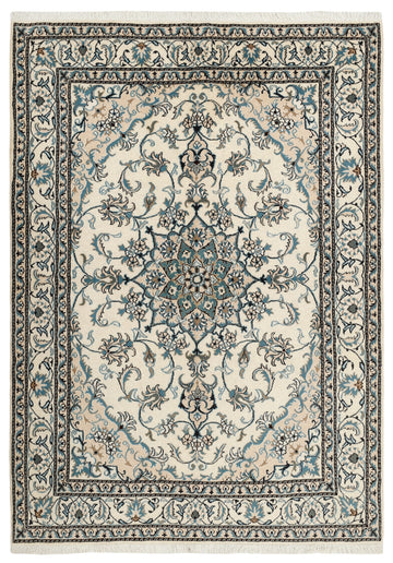 MY-RUG Teppich "Nain Kashmar" Medaillon-Design, Handgeknüpft