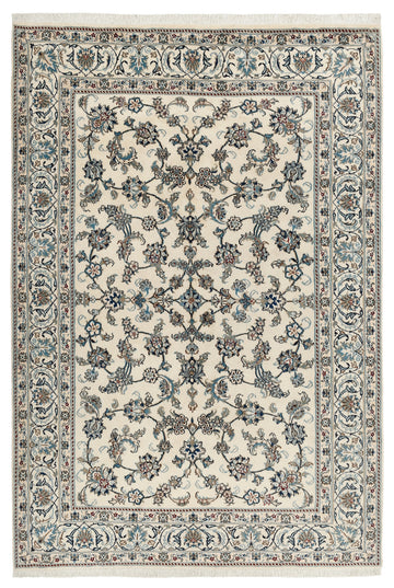 MY-RUG Teppich "Nain Kashmar" Medaillon-Design, Handgeknüpft