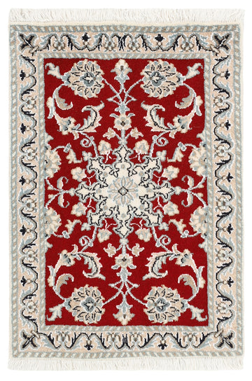 MY-RUG Teppich "Nain Kashmar" Medaillon-Design, Handgeknüpft
