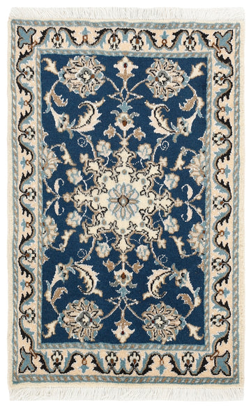 MY-RUG Teppich "Nain Kashmar" Medaillon-Design, Handgeknüpft