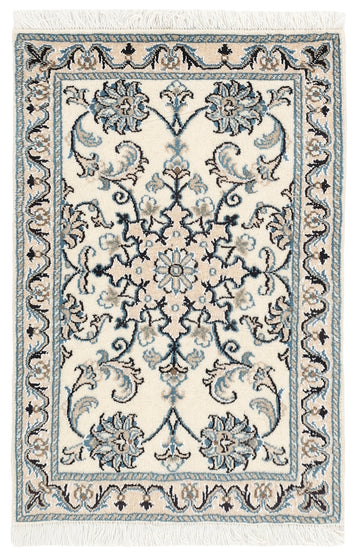 MY-RUG Teppich "Nain Kashmar" Medaillon-Design, Handgeknüpft