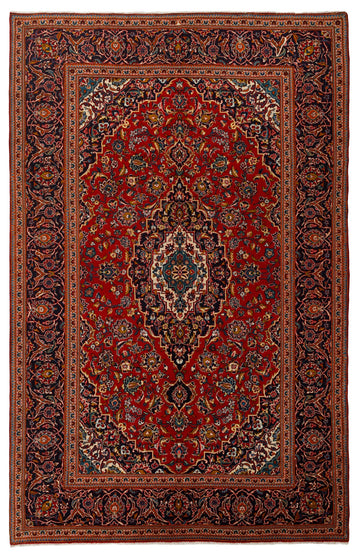 MY-RUG Teppich "Keshan" Zentrales Medaillon, Handgeknüpft
