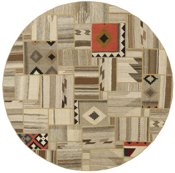 MY-RUG Teppich "Modern Patchwork " Geometrische Muster, Handgeknüpft