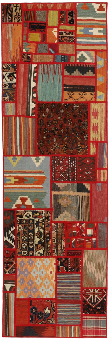 MY-RUG Teppich "Modern Patchwork " Geometrische Muster, Handgeknüpft