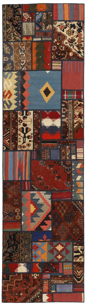 MY-RUG Teppich "Modern Patchwork " Geometrische Muster, Handgeknüpft