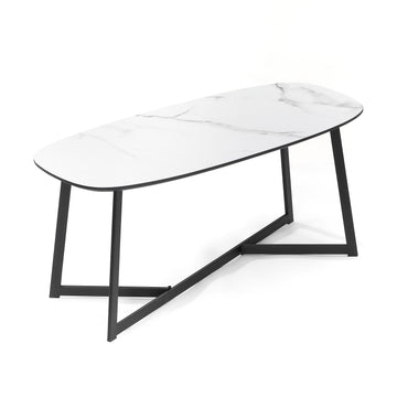 Couchtisch Poseidon, 90x40x40cm Dunkles Mamordekor