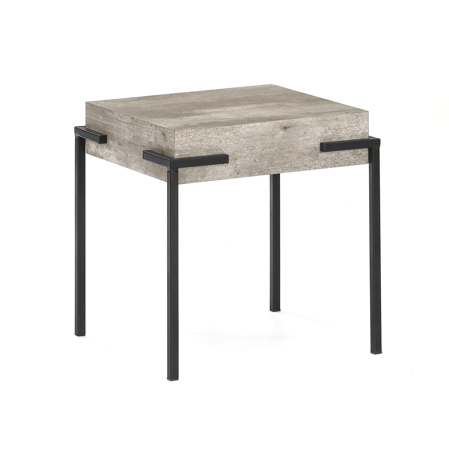Beistelltisch, kleiner Tisch, Wohnzimmer Tisch, Tischchen, Coffeetable, Nachttisch, Nachttisch Schlafzimmer, Beistelltisch grau, grauer Nachttisch, Metall Beistelltisch