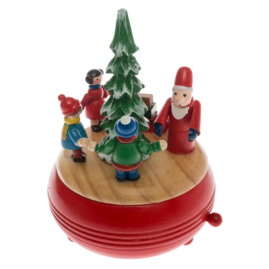 Bezaubernde Spieluhr mit festlicher Weihnachtsdarstellung