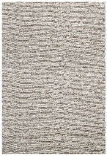 MY-RUG Wollteppich Beige Teppich Wolle Wohnzimmer Neuseelandwolle 4kg/qm