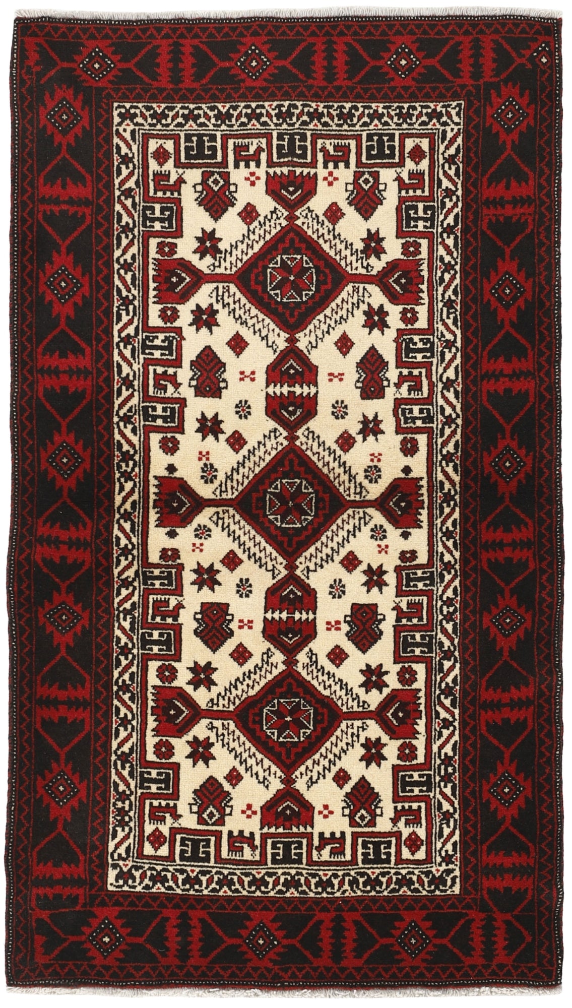 MY-RUG Teppich "Belutsch" Gul-Muster, Handgeknüpft
