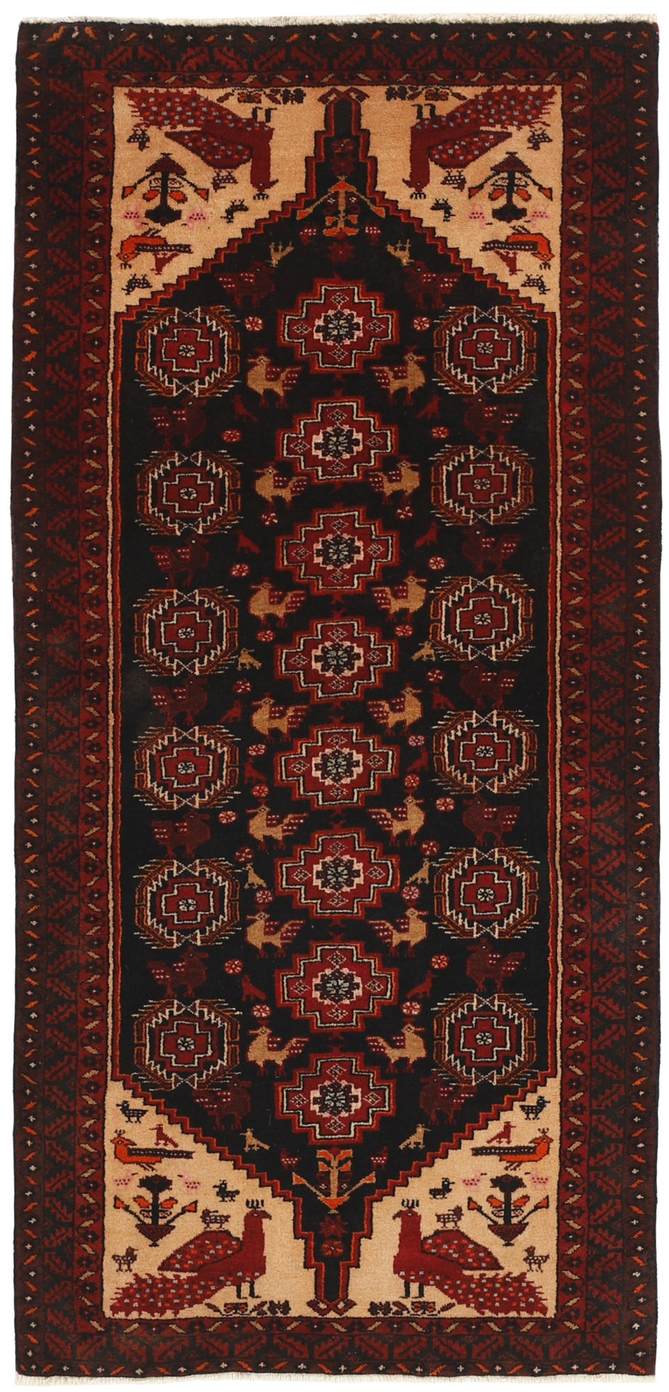 MY-RUG Teppich "Belutsch" Gul-Muster, Handgeknüpft