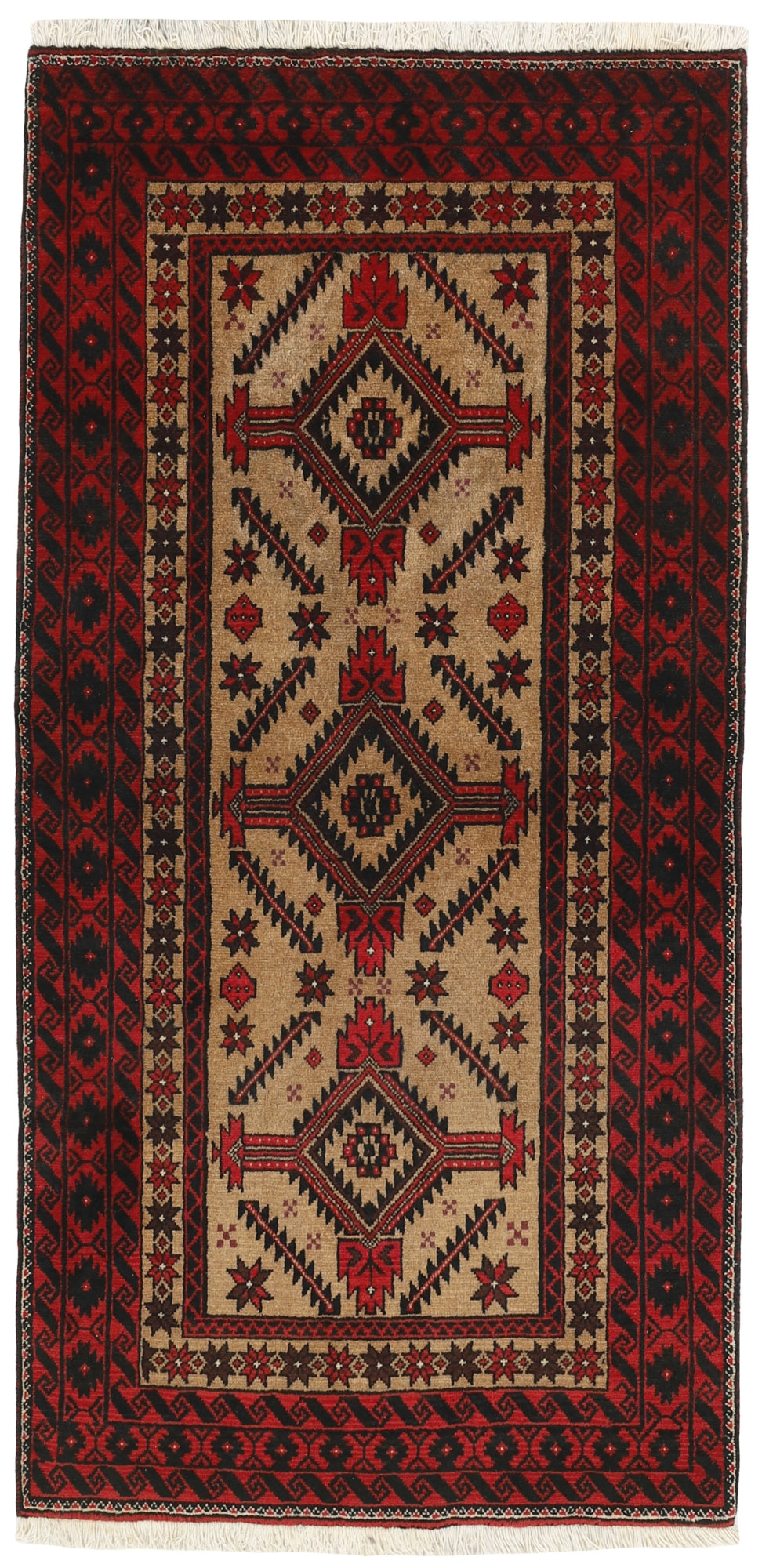 MY-RUG Teppich "Belutsch" Gul-Muster, Handgeknüpft
