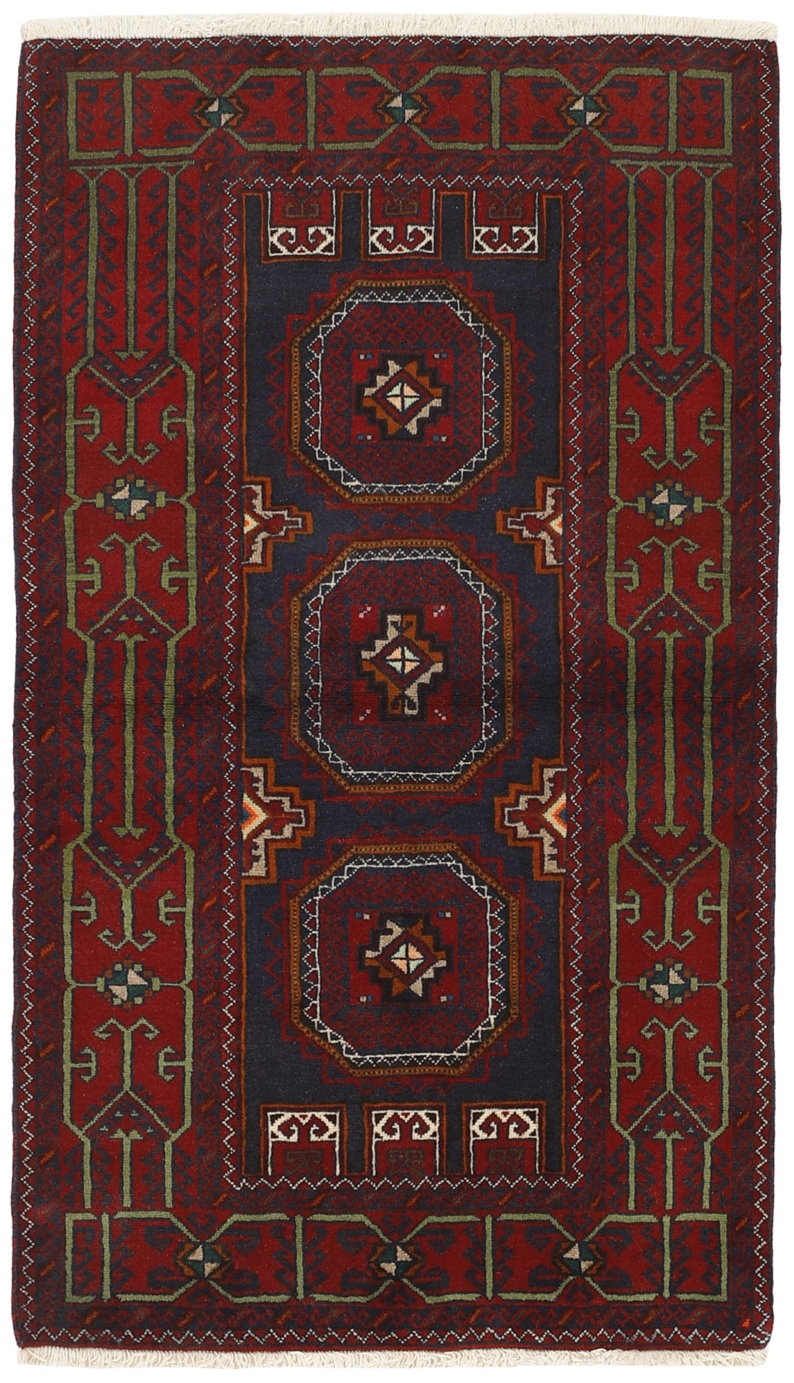 MY-RUG Teppich "Belutsch" Gul-Muster, Handgeknüpft