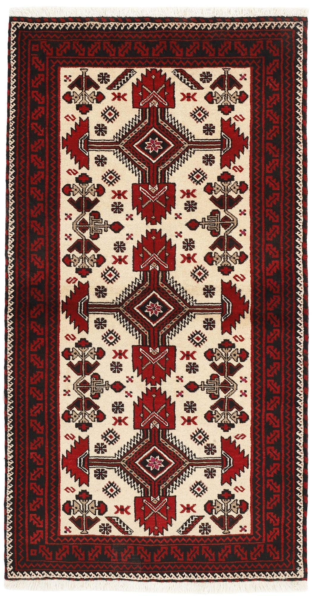 MY-RUG Teppich "Belutsch" Gul-Muster, Handgeknüpft