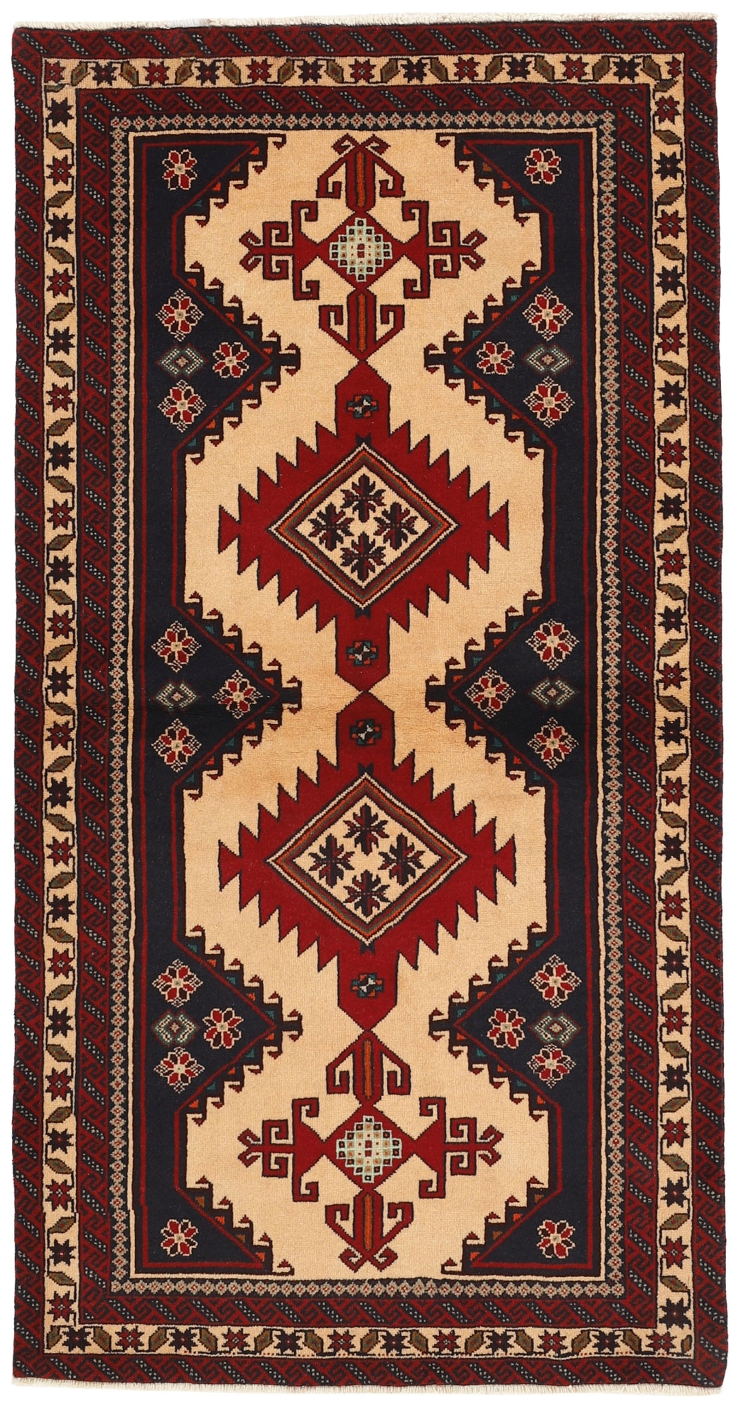 MY-RUG Teppich "Belutsch" Gul-Muster, Handgeknüpft