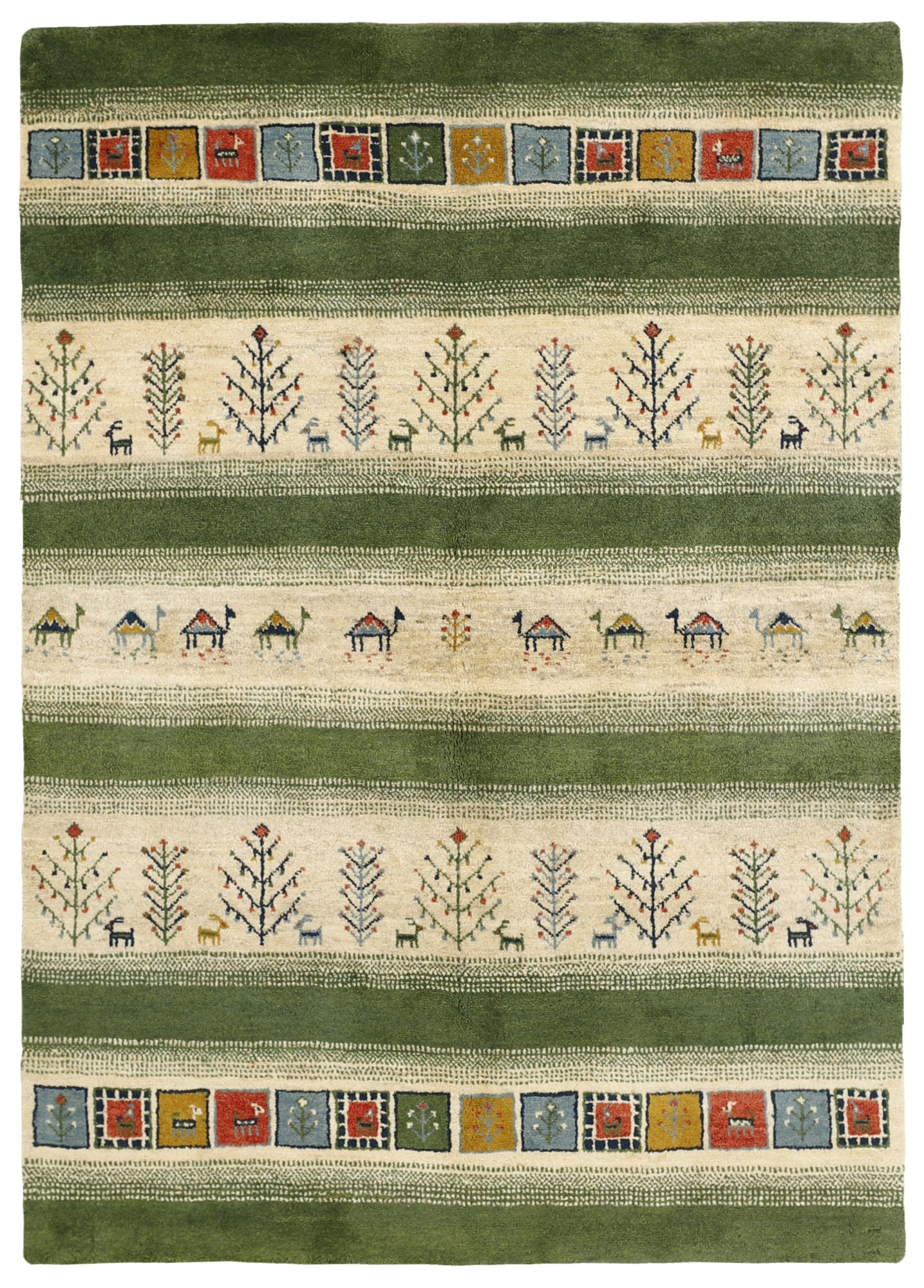 MY-RUG Teppich "Gabeh" Baummuster, Handgeknüpft