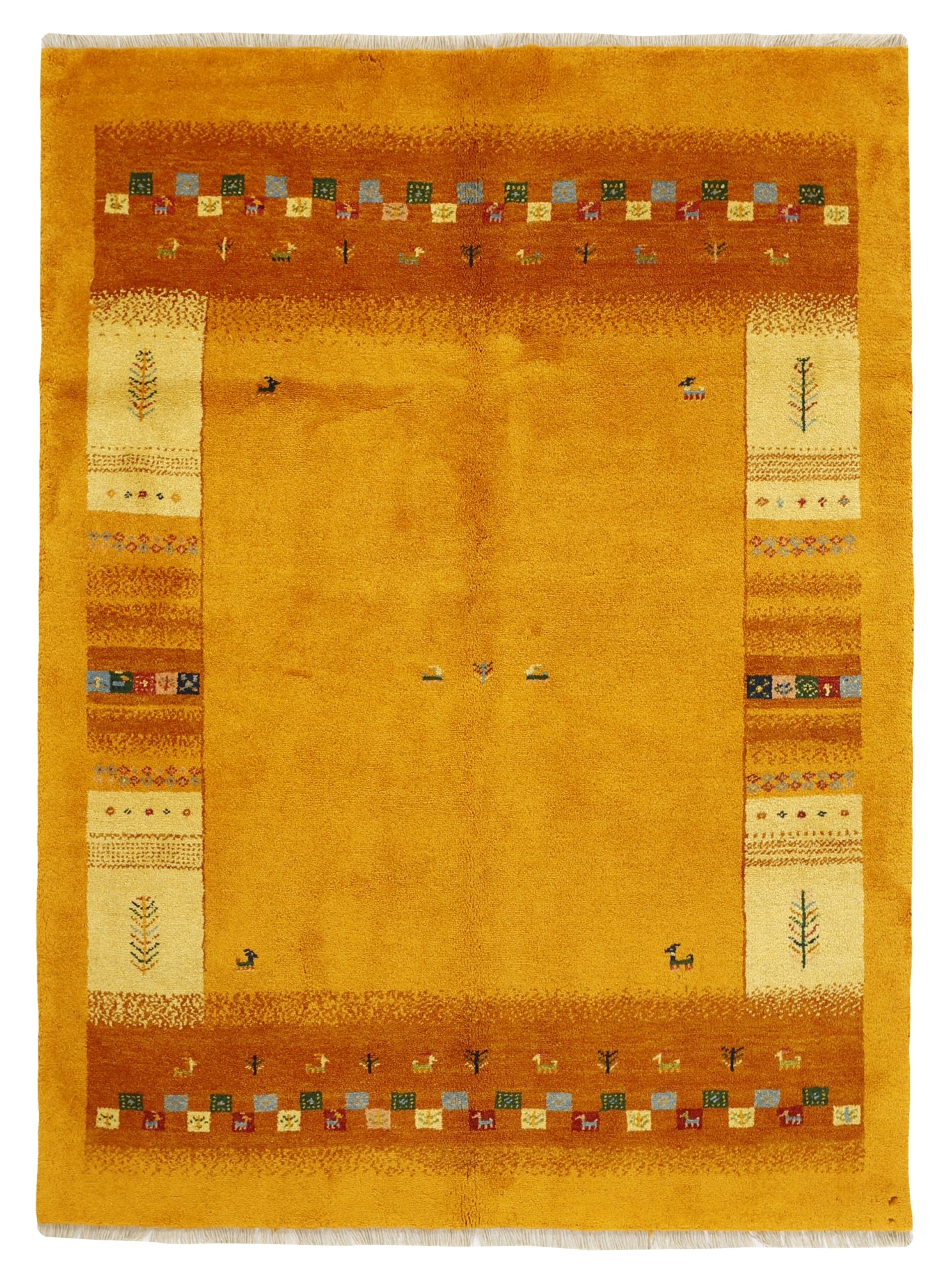 MY-RUG Teppich "Gabeh" Geometrische Streifen und Blöcke, Handgeknüpft