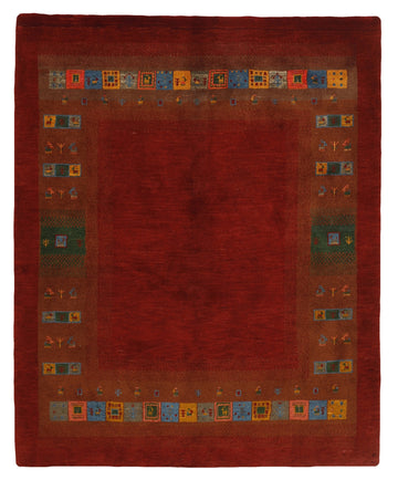 MY-RUG Teppich "Gabeh" Geometrische Streifen und Blöcke, Handgeknüpft