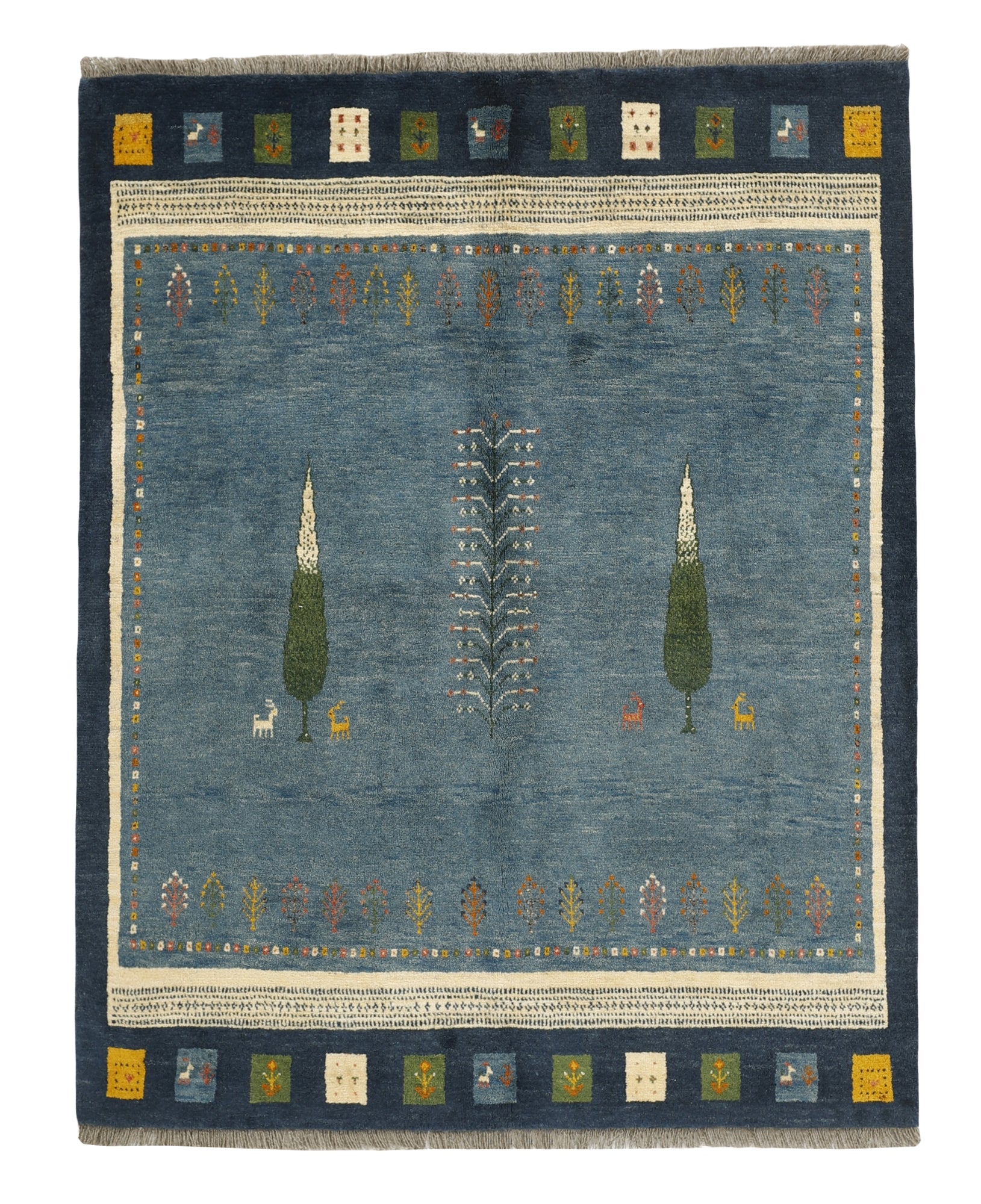 MY-RUG Teppich "Gabeh" Baummuster, Handgeknüpft