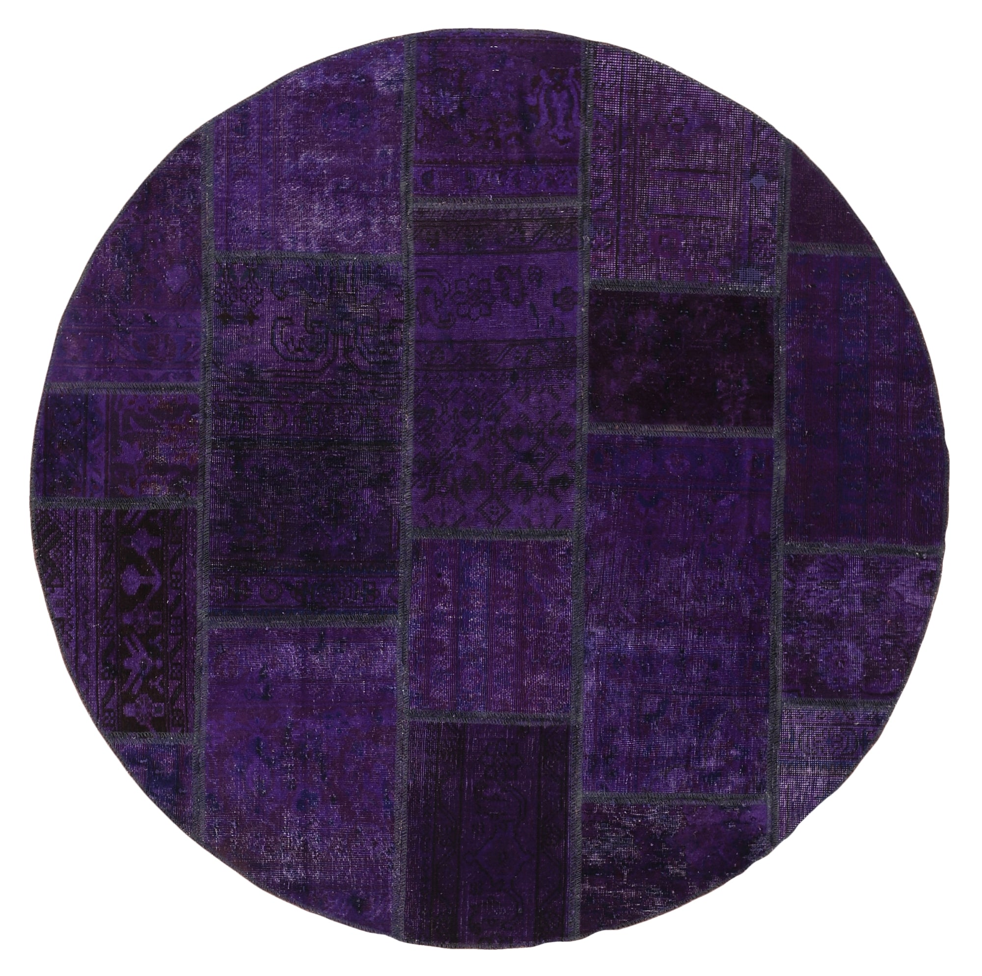MY-RUG Teppich "Vintage Patch Work" Floral & Ornamentiert, Handgeknüpft