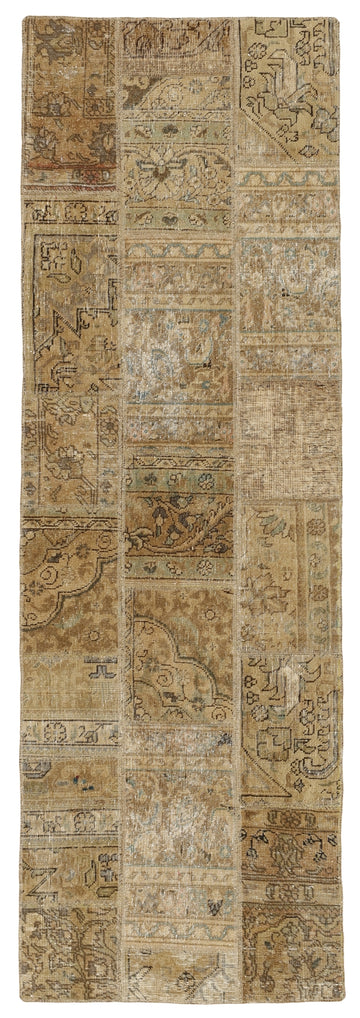 MY-RUG Teppich "Vintage Patch Work" Floral & Ornamentiert, Handgeknüpft