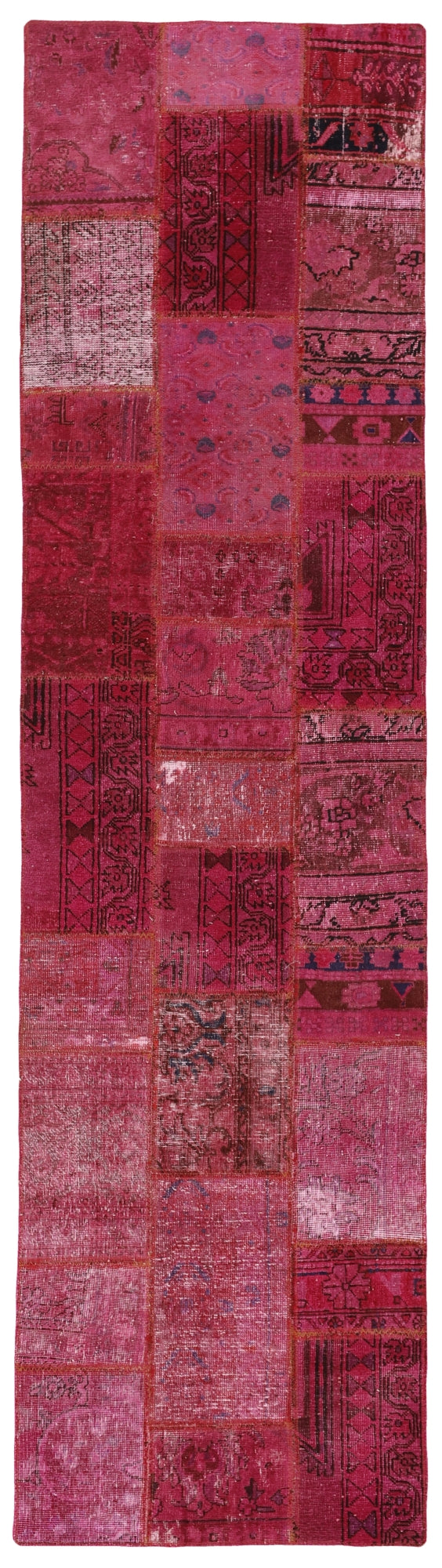 MY-RUG Teppich "Vintage Patch Work" Floral & Ornamentiert, Handgeknüpft