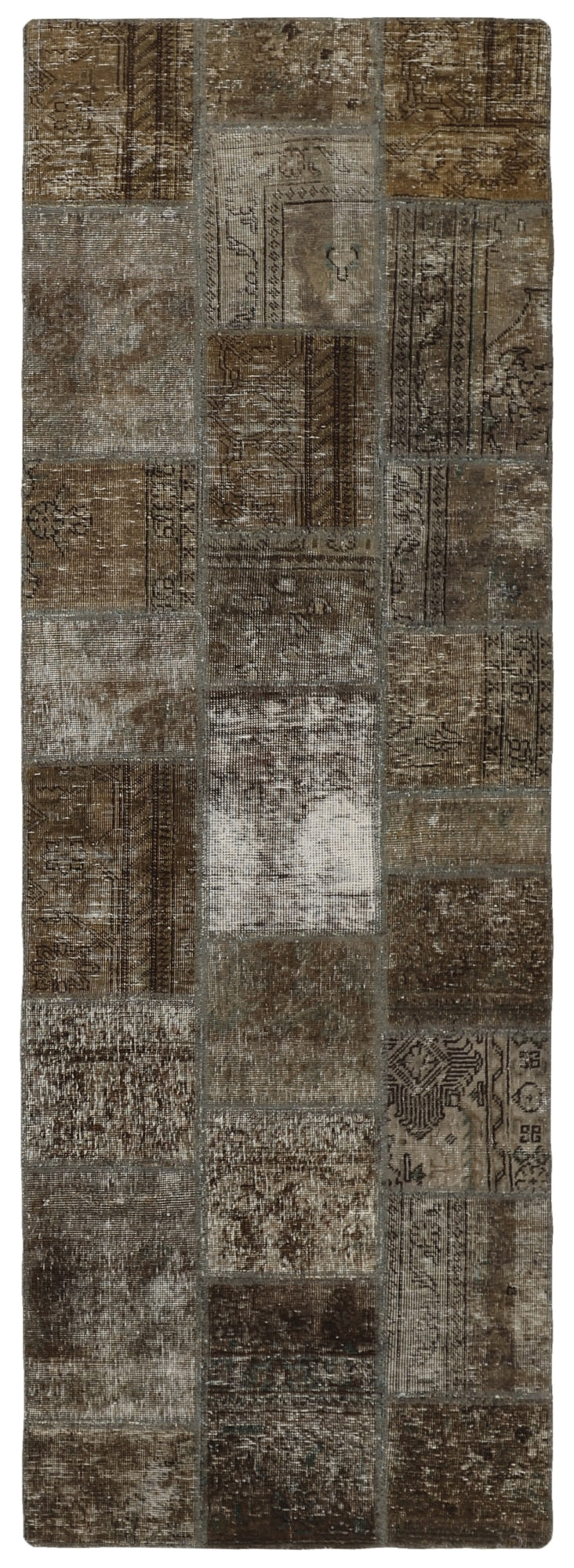 MY-RUG Teppich "Vintage Patch Work" Floral & Ornamentiert, Handgeknüpft