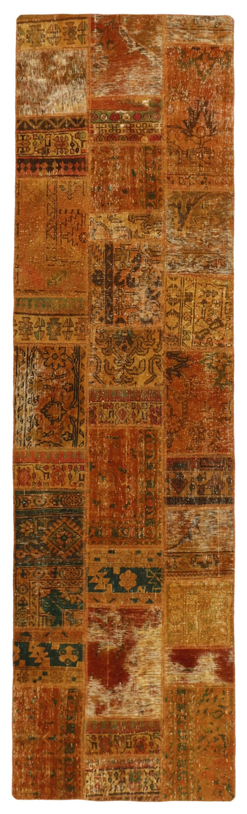 MY-RUG Teppich "Vintage Patch Work" Floral & Ornamentiert, Handgeknüpft