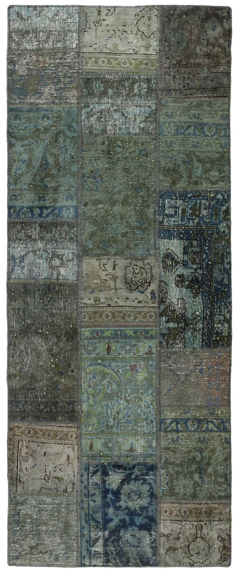 MY-RUG Teppich "Vintage Patch Work" Floral & Ornamentiert, Handgeknüpft