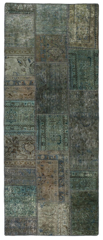 MY-RUG Teppich "Vintage Patch Work" Floral & Ornamentiert, Handgeknüpft