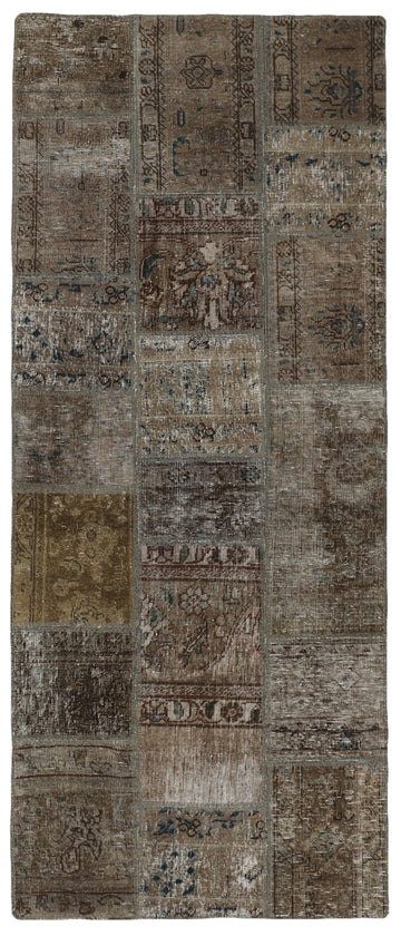 MY-RUG Teppich "Vintage Patch Work" Floral & Ornamentiert, Handgeknüpft