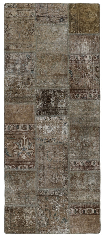 MY-RUG Teppich "Vintage Patch Work" Floral & Ornamentiert, Handgeknüpft
