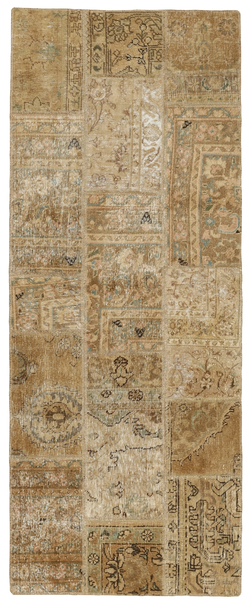 MY-RUG Teppich "Vintage Patch Work" Floral & Ornamentiert, Handgeknüpft