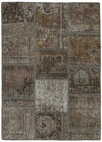 MY-RUG Teppich "Vintage Patch Work" Floral & Ornamentiert, Handgeknüpft