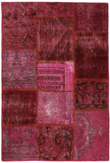 MY-RUG Teppich "Vintage Patch Work" Floral & Ornamentiert, Handgeknüpft