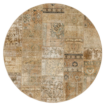 MY-RUG Teppich "Vintage Patch Work" Floral & Ornamentiert, Handgeknüpft