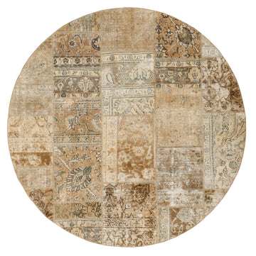 MY-RUG Teppich "Vintage Patch Work" Floral & Ornamentiert, Handgeknüpft