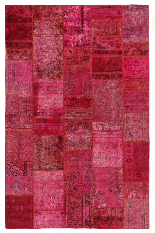MY-RUG Teppich "Vintage Patch Work" Floral & Ornamentiert, Handgeknüpft