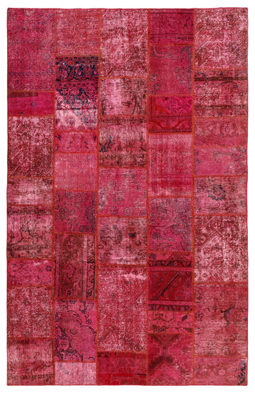 MY-RUG Teppich "Vintage Patch Work" Floral & Ornamentiert, Handgeknüpft