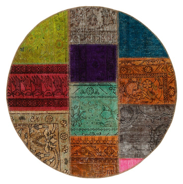 MY-RUG Teppich "Vintage Patch Work" Floral & Ornamentiert, Handgeknüpft