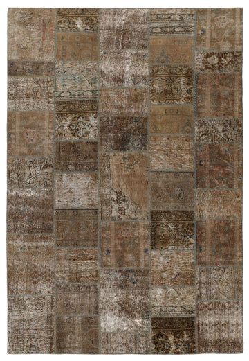 MY-RUG Teppich "Vintage Patch Work" Floral & Ornamentiert, Handgeknüpft