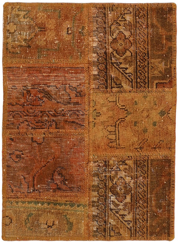 MY-RUG Teppich "Vintage Patch Work" Floral & Ornamentiert, Handgeknüpft