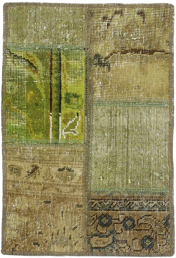 MY-RUG Teppich "Vintage Patch Work" Floral & Ornamentiert, Handgeknüpft