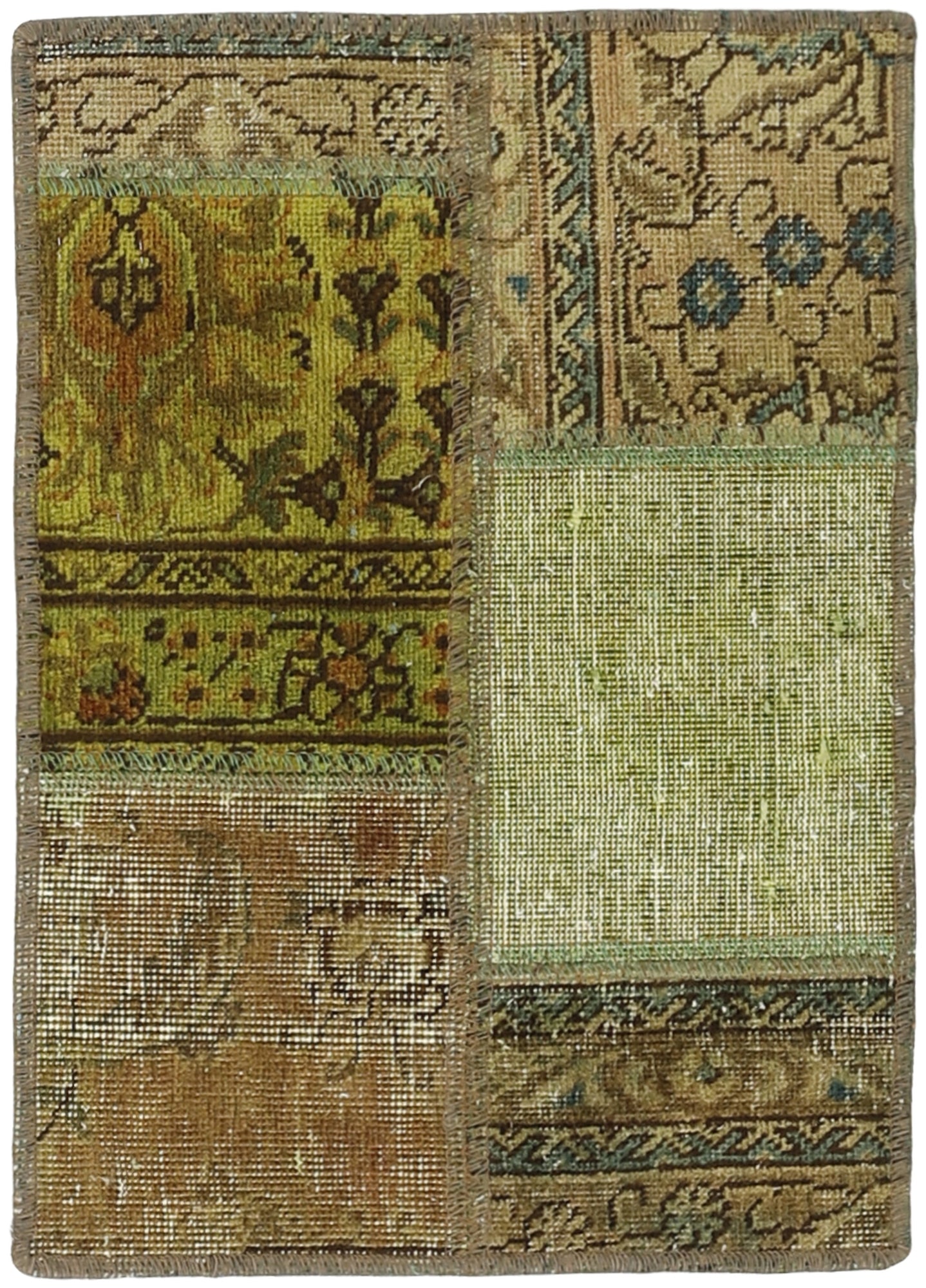 MY-RUG Teppich "Vintage Patch Work" Floral & Ornamentiert, Handgeknüpft
