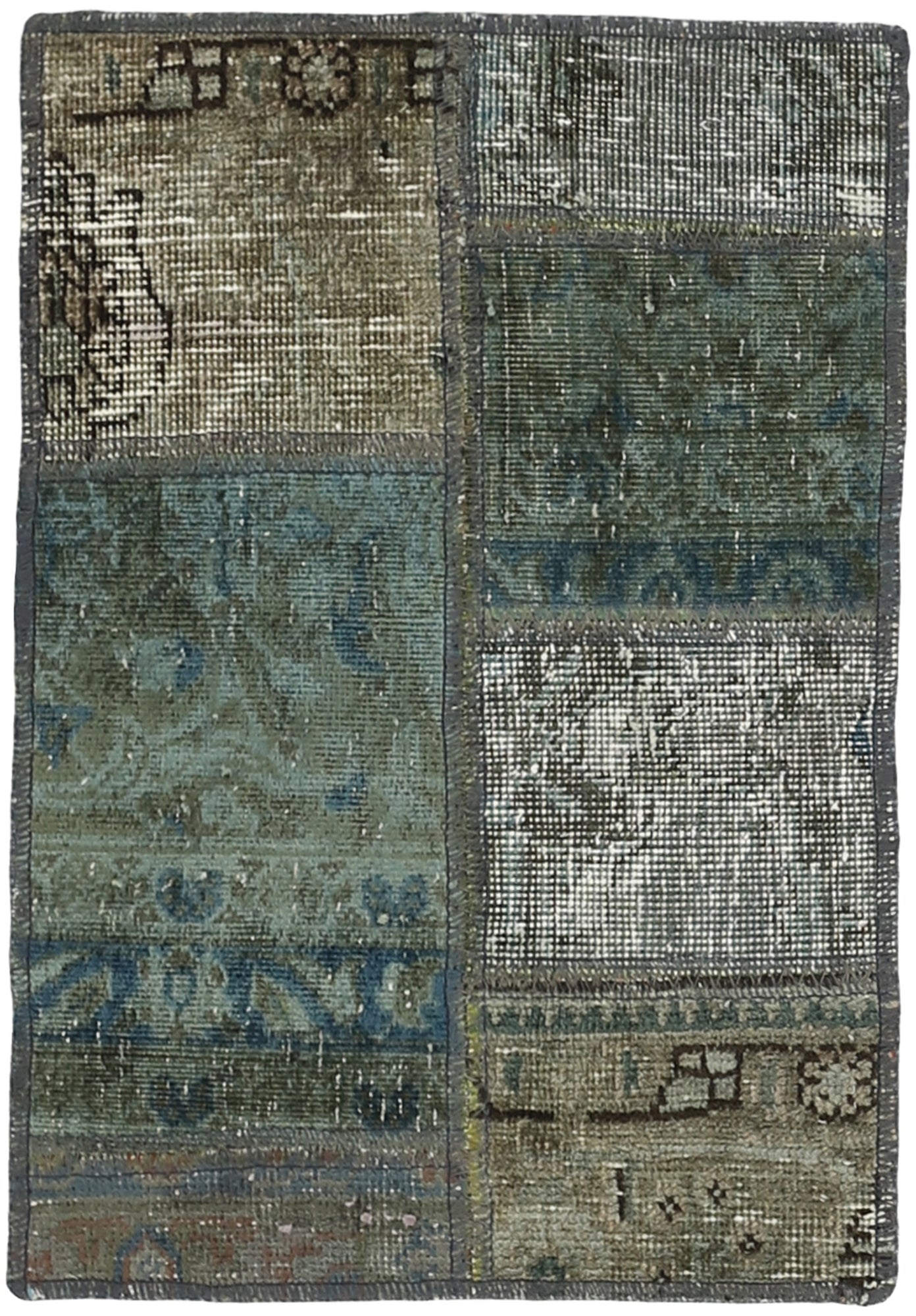 MY-RUG Teppich "Vintage Patch Work" Floral & Ornamentiert, Handgeknüpft