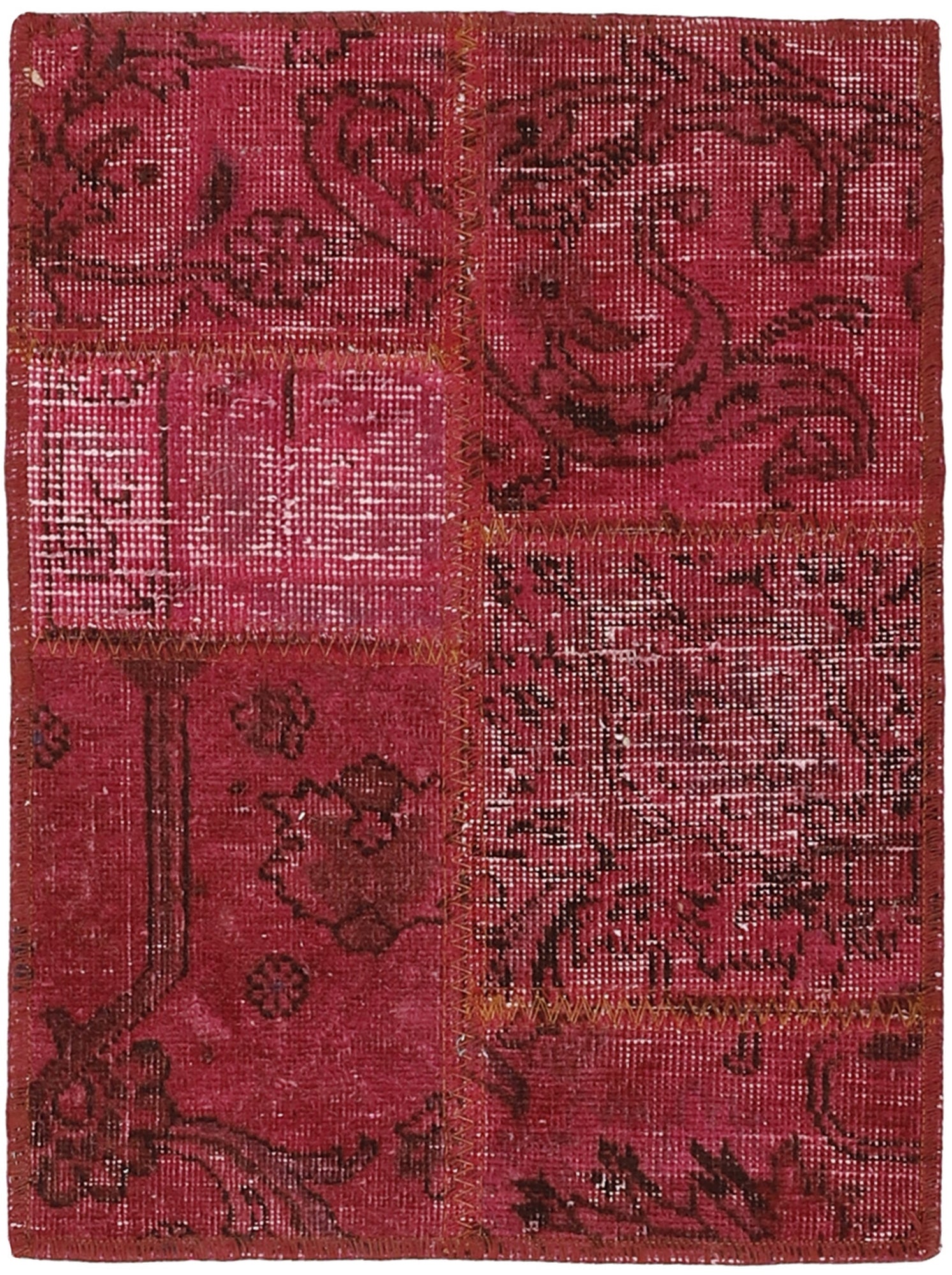 MY-RUG Teppich "Vintage Patch Work" Floral & Ornamentiert, Handgeknüpft