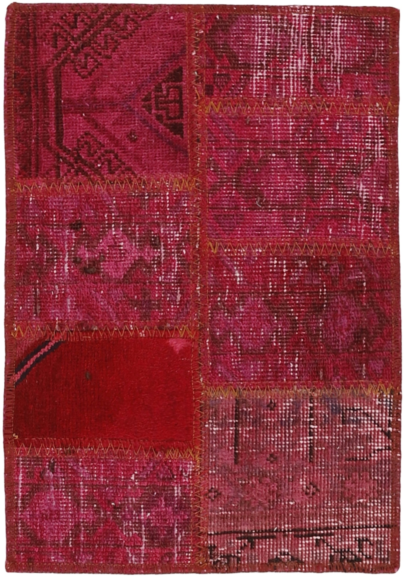 MY-RUG Teppich "Vintage Patch Work" Floral & Ornamentiert, Handgeknüpft