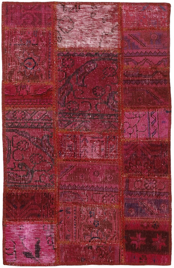 MY-RUG Teppich "Vintage Patch Work" Floral & Ornamentiert, Handgeknüpft