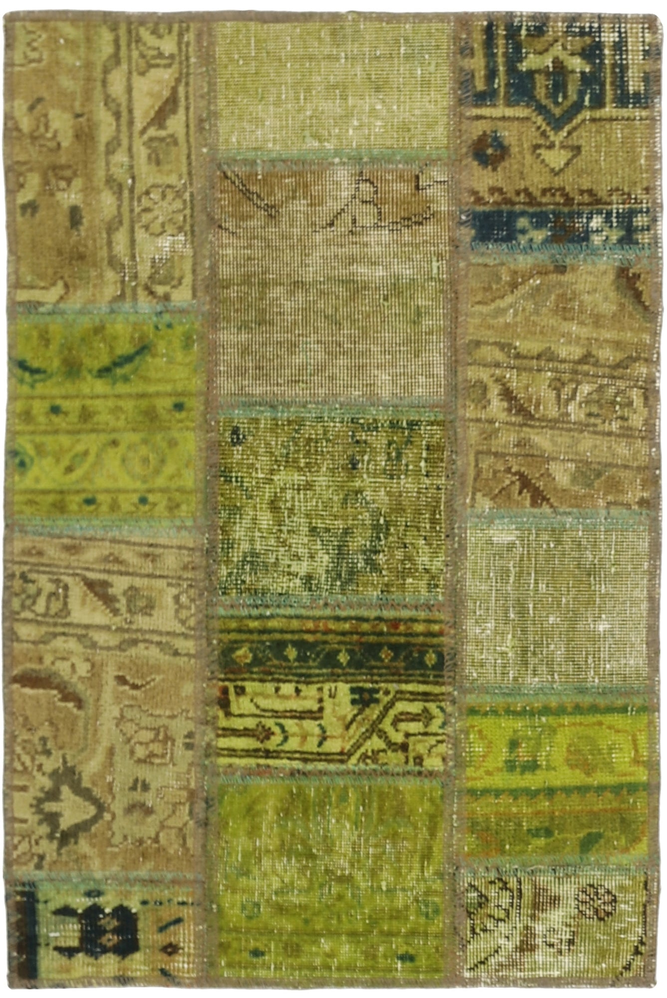 MY-RUG Teppich "Vintage Patch Work" Floral & Ornamentiert, Handgeknüpft