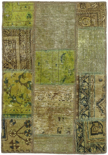 MY-RUG Teppich "Vintage Patch Work" Floral & Ornamentiert, Handgeknüpft